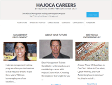 Tablet Screenshot of hajocacareers.com